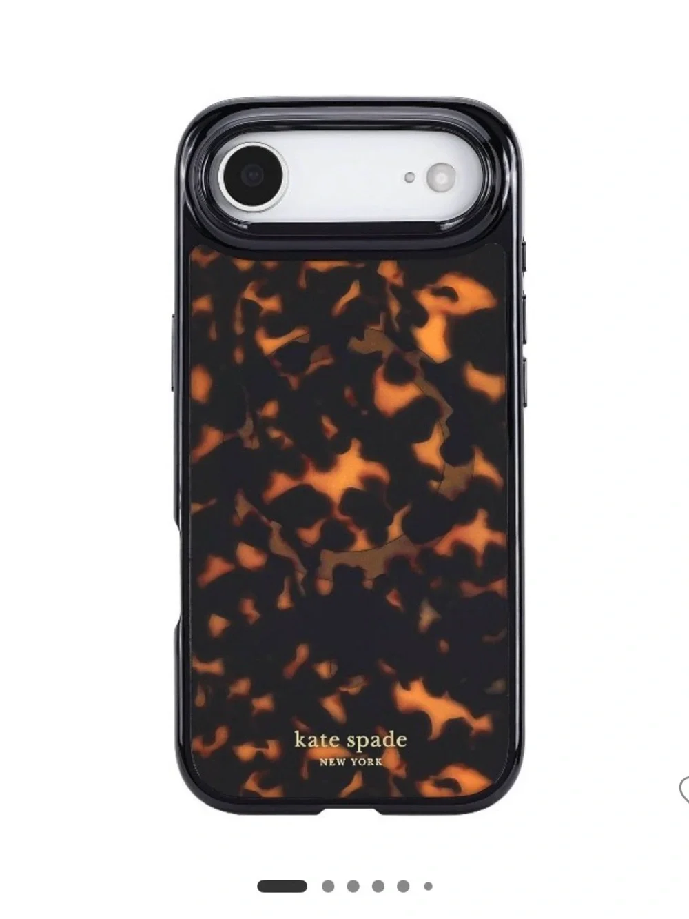 kate spade Black and Brown Tortoiseshell iPhone 17 Air Case